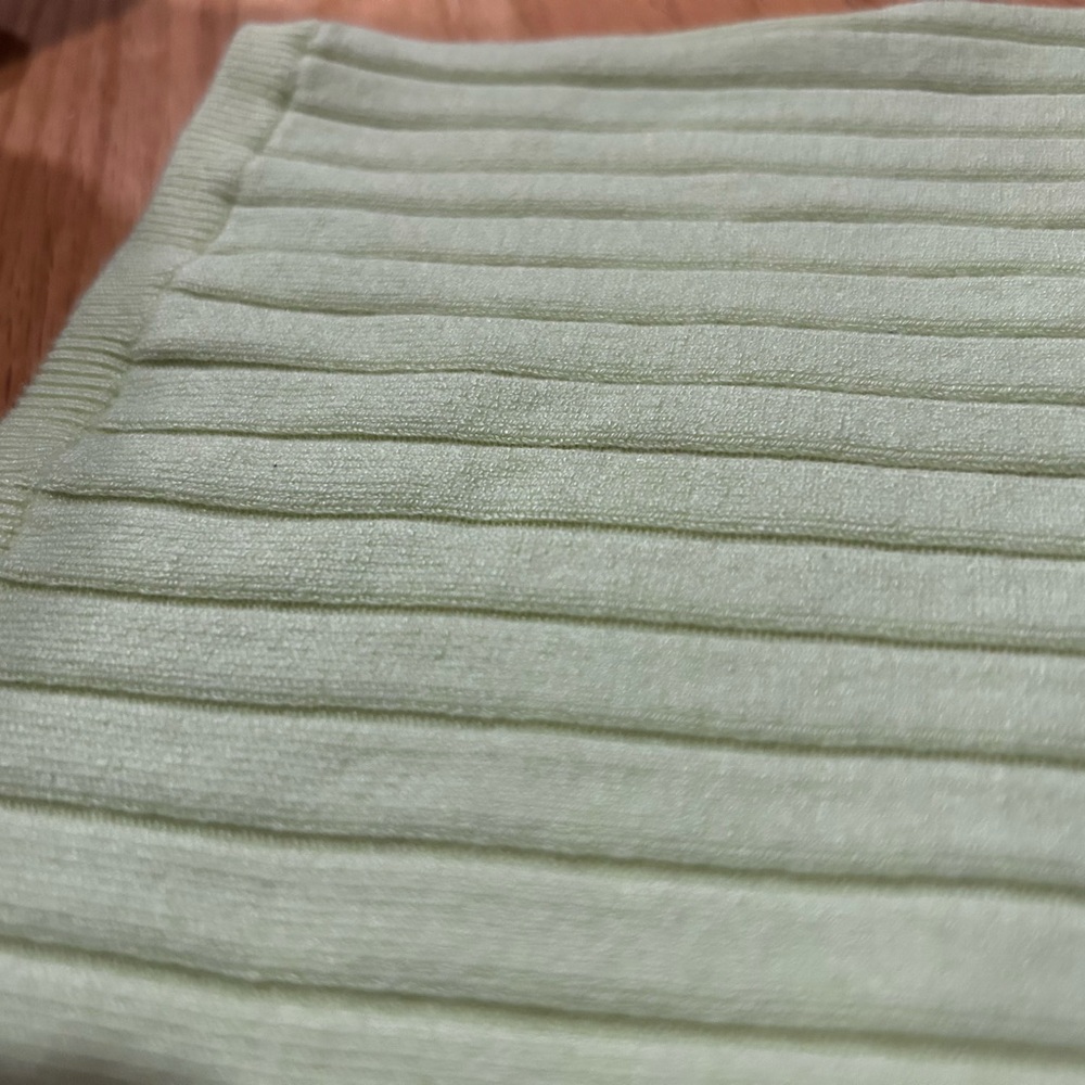 H&M lime Ribbed Knit Top - Picture 3 of 5